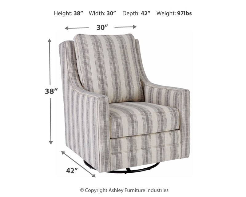 Kambria Swivel Glider Accent Chair