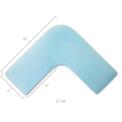 L-Shape Pillow with Gel Dough