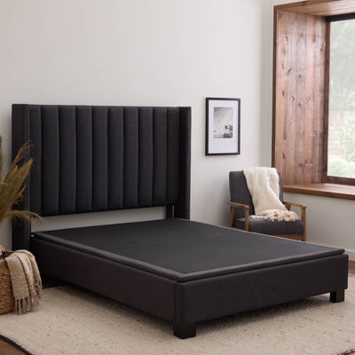 Thin Deck Upholstered Platform Bed Frame